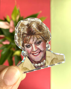 Angela Lansbury / Jessica Fletcher Holographic Sticker, 5 of 5