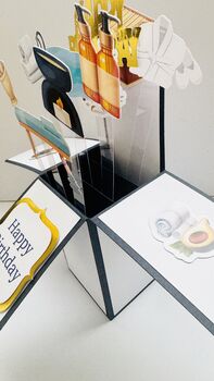 Personalisable Spa Themed 3D Greeting/Gift Card, 7 of 8