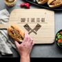 Personalised Natural Wood Chopping Board – Father's Day Gift, thumbnail 9 of 10