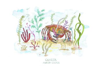 Cancer Star Sign Print, 2 of 2