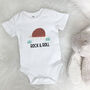 Rock And Roll Armadillo Babygrow, thumbnail 10 of 11