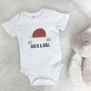 Rock And Roll Armadillo Babygrow, 10 of 11