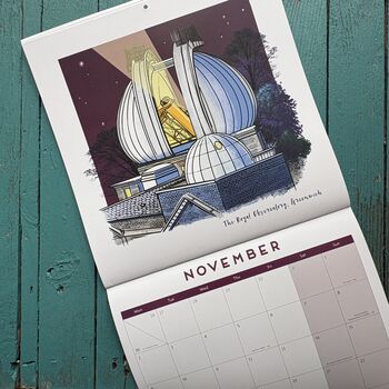 London Illustrated Locations 2026 Calendar, 10 of 12