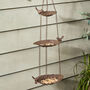 Vintage Iron Leaf Garden Bird Feeder, thumbnail 1 of 6