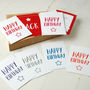Personalised Bunting Age Birthday Card, thumbnail 4 of 6