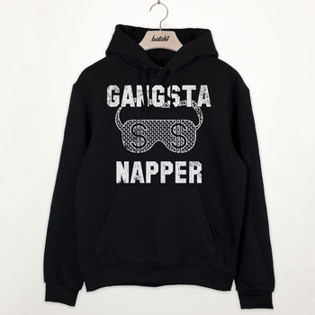 Gangsta Napper Premium Slogan Hoodie, 2 of 3