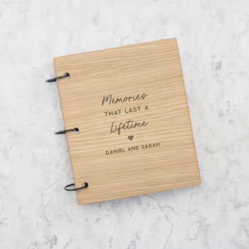 Personalised Couples Lifetime Memory Book, 2 of 6