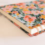 Bloom Blue Notebook/ Personalised Notebook/ Gift, thumbnail 8 of 10