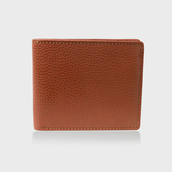 Personalised Pebble Grain Leather Wallet, 7 of 10