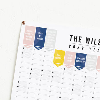Personalised 2022 Calendar, 2 of 3