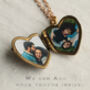 Personalised Heart Star Locket Necklace With Photos, thumbnail 4 of 10