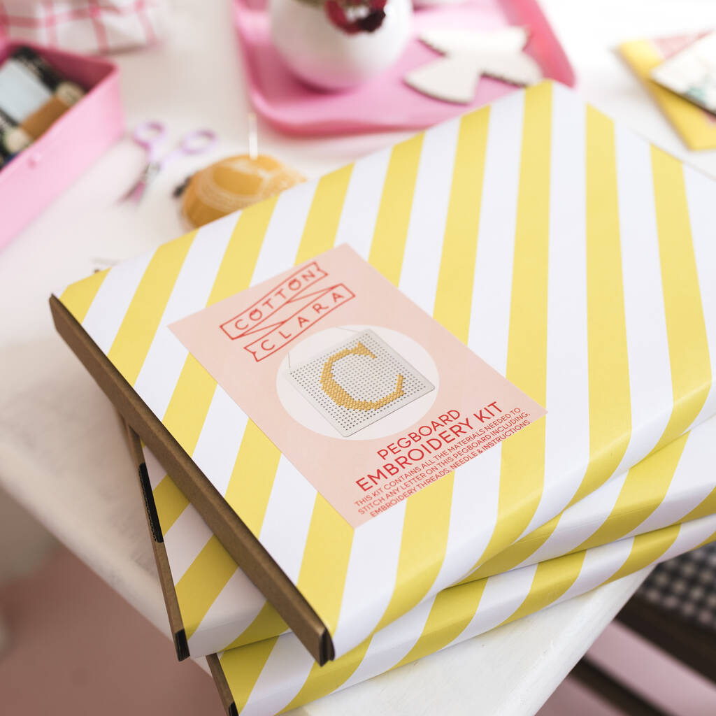 Cross Stitch Pegboard Kit By Cotton Clara