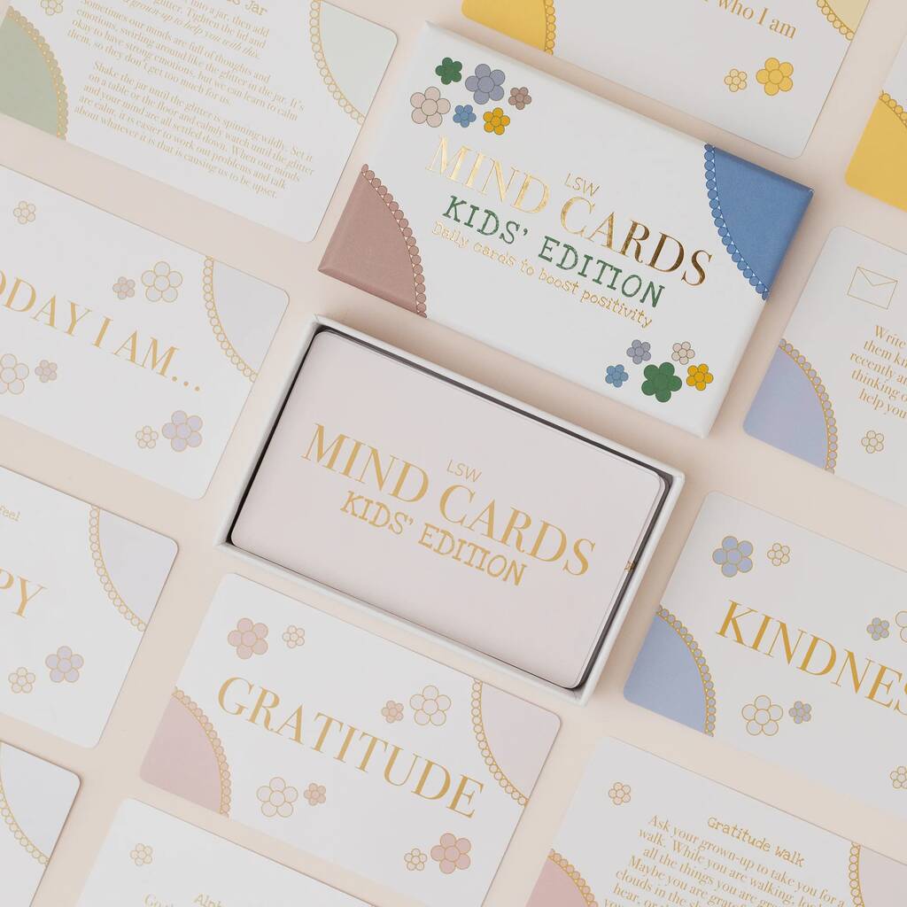 Children Positive Affirmation Mental Health Mind Cards, 1 of 4