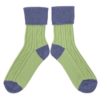 Cashmere Blend Slouch Socks, 7 of 12