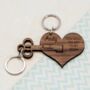 Personalised Key To My Heart Keyring Set Of Two, thumbnail 1 of 3