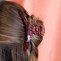 Pink Mottled Hair Clip, thumbnail 1 of 2