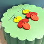 Petals Colour Block Earrings, thumbnail 5 of 5