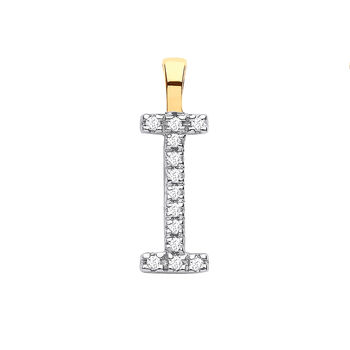 Fine Diamond 9ct Solid Gold Initial Letter Pendant Necklace, 9 of 12