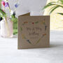 Personalised Wedding Wildflower Seed Heart Card, thumbnail 6 of 7