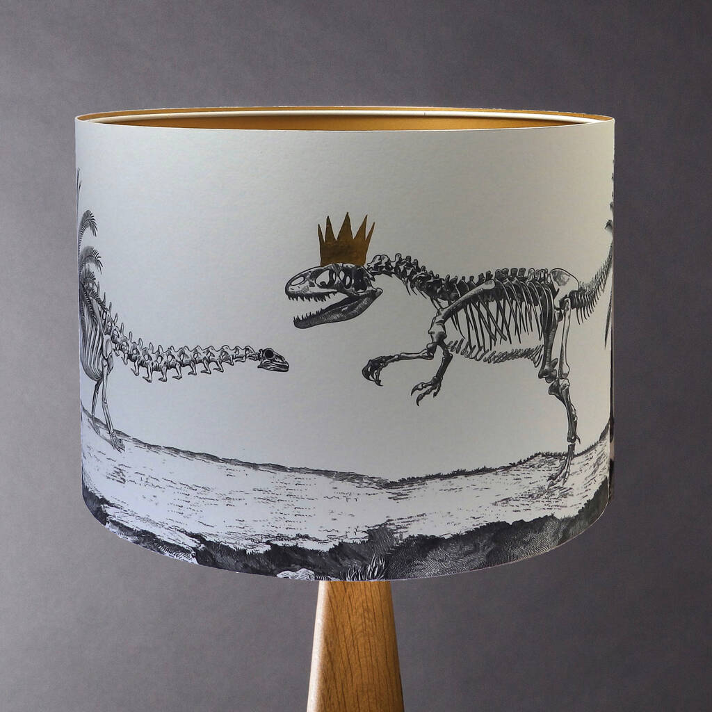 jurassic park life dinosaur lampshade by mountain & molehill