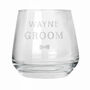 Personalised Groom Tumbler Gift Boxed, thumbnail 4 of 4
