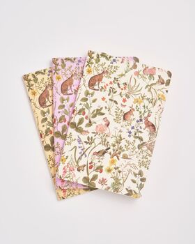 Meadow Creatures Notebooks Pack Of Three, 3 of 4