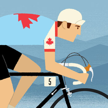 Personalised Cycling Print, National Team Jerseys, 9 of 9