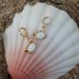 Beach Crab 18k Gold Plated Summer Earrings, thumbnail 3 of 4