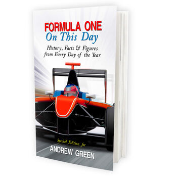 Personalised Formula One On This Day History Book, 3 of 7