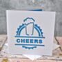 'Cheers' Laser Cut Beer Card, thumbnail 1 of 5