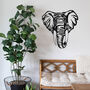 Majestic Wooden Elephant Wall Art Birthday Gift, thumbnail 9 of 9