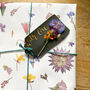 Gift Tags With Pressed Flowers And Gold Leaf, thumbnail 3 of 4