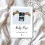 Pregnancy Announcement Scan Photo Card, Scan Announcement Card, thumbnail 2 of 4