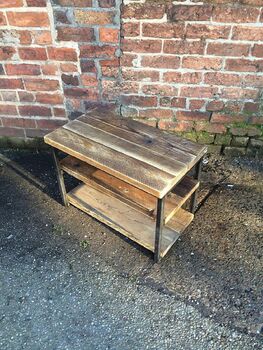 Industrial Reclaimed Tv Stand Coffee Table 015, 3 of 5