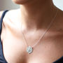 Birthstone Sterling Silver Necklace, thumbnail 7 of 9