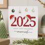 Personalised 2025 First Christmas Card For Newlyweds, thumbnail 1 of 7