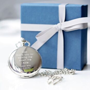 Personalised Dual Opening Pocket Watch, 12 of 12