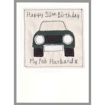 Personalised Car Birthday Card, 7 of 12