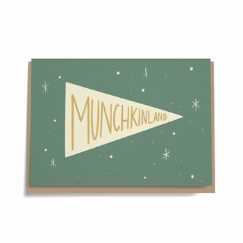 Welcome To Munchkinland Greetings Card, 5 of 5