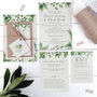 Botanical Garden Wedding Stationery, thumbnail 1 of 11