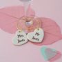 Personalised Wedding Gift Glass Charms, thumbnail 3 of 3