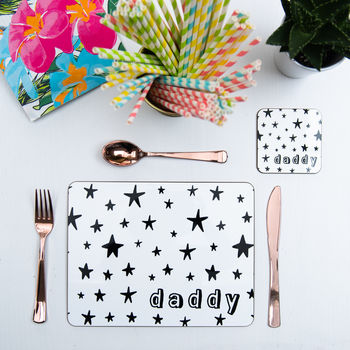 Monochrome Personalised Placemat, 5 of 11