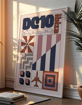 Dc10 Ibiza Club Print | Poster | Wall Art | Geometric | Dj |Clubbing | Patterned | Bauhaus | Print | House Music, 6 of 10