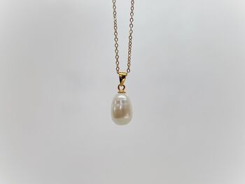 'Liwanag' Radiance Biwa Pearl Pendant Necklace, 11 of 12