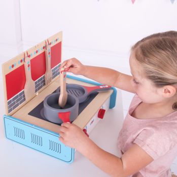 Wooden Kitchen Portable Play Set, 3 of 4