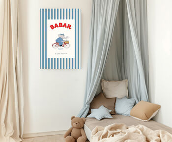 Babar Postman Nursery Art Print, 3 of 4