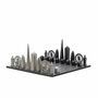 Stainless Steel Skyline Chess Set – London Edition, thumbnail 4 of 9