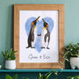 Personalised Penguin Couple Print, thumbnail 1 of 4
