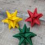 Colourful Origami Paper Star Bauble Decoration, thumbnail 3 of 9