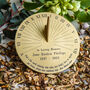 Personalised Copernicus Brass Sundial, thumbnail 4 of 10